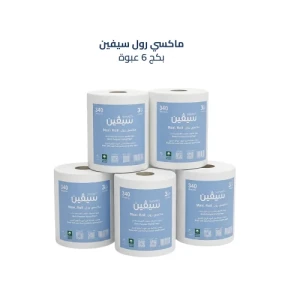 عدد ٦ مناديل سيفين ماكسي رول